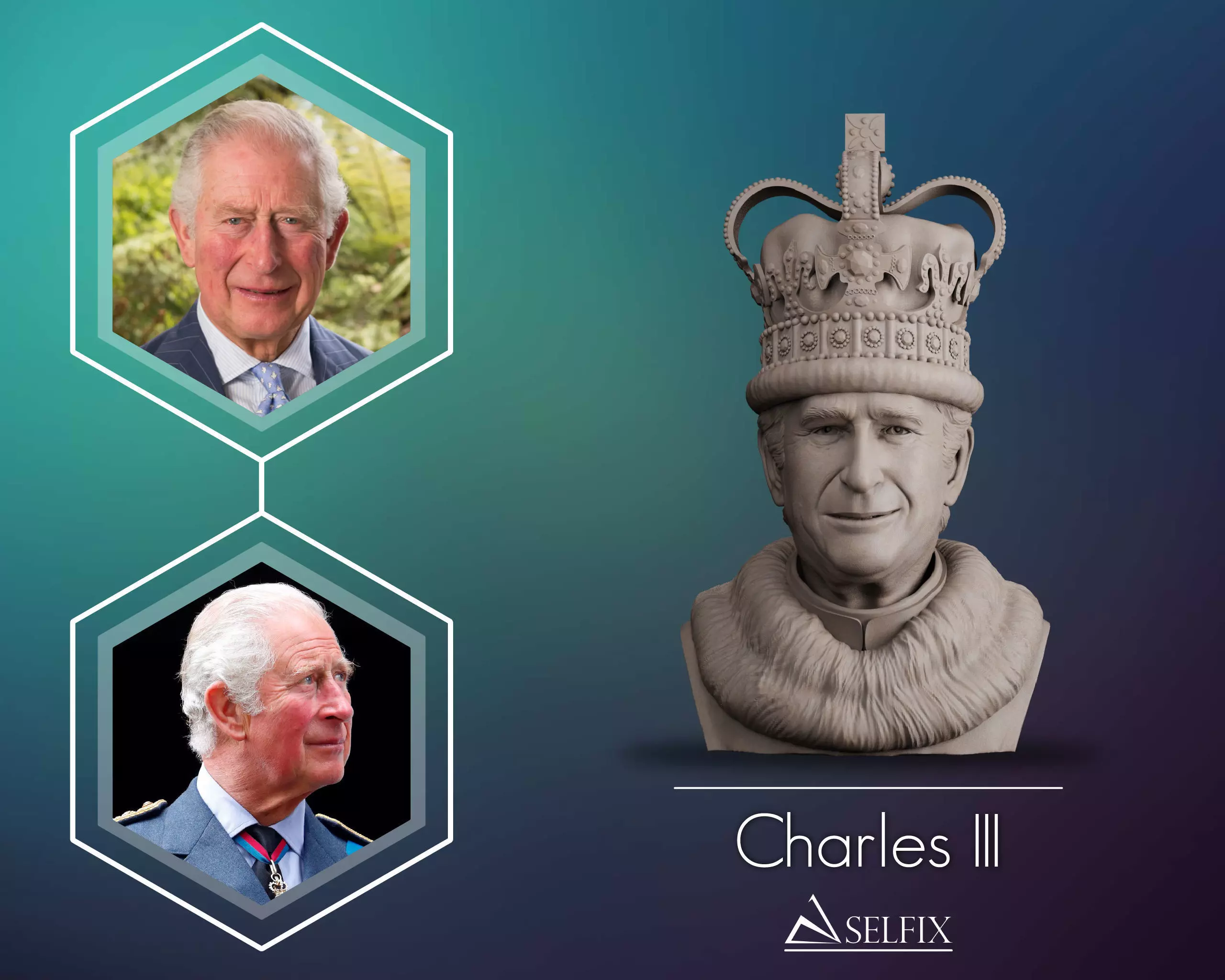 King Charles 3D print model_0