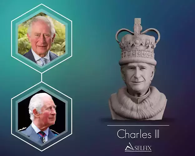 King Charles 3D print model