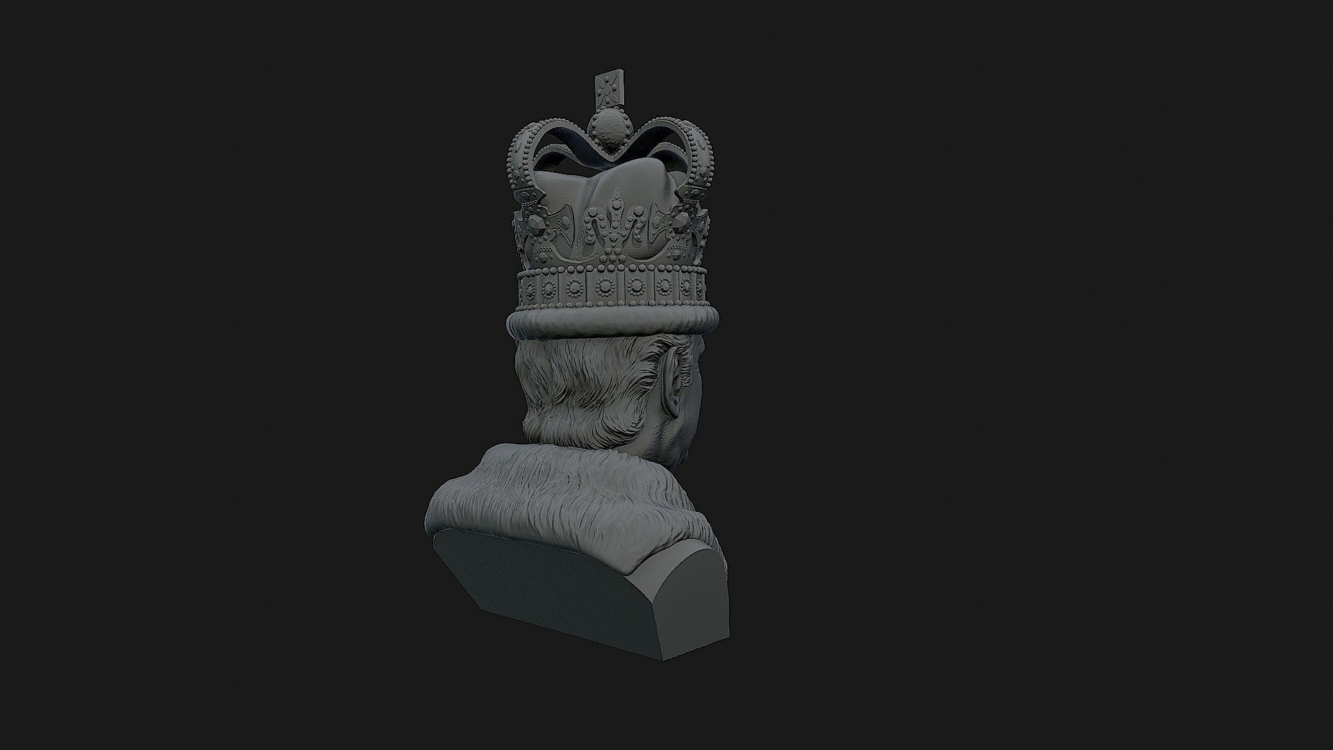 King Charles 3D print model_19