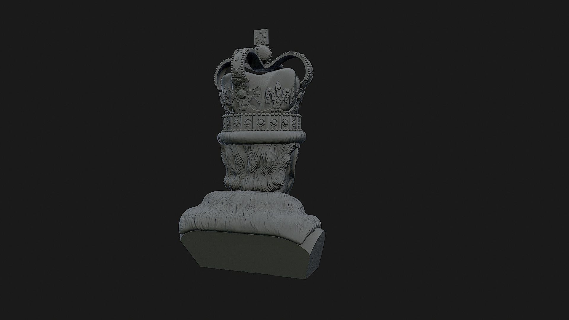 King Charles 3D print model_20