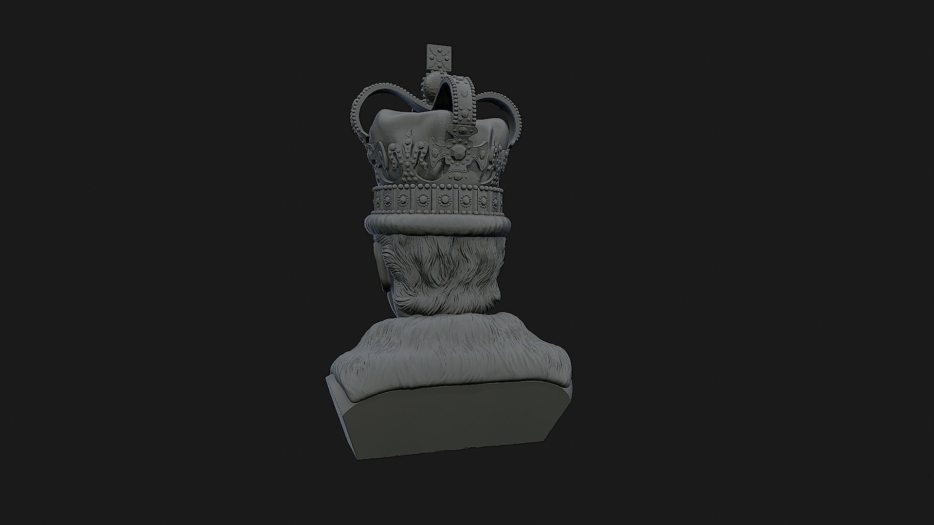 King Charles 3D print model_22