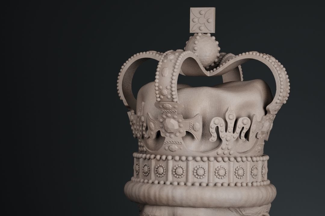King Charles 3D print model_10
