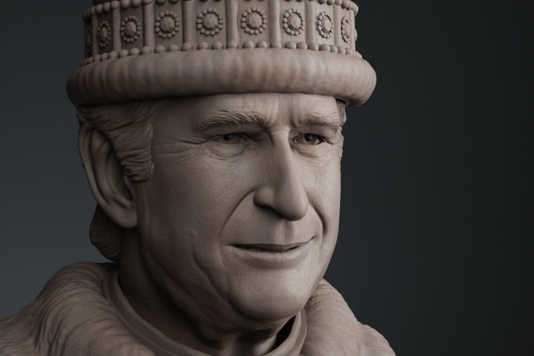 King Charles 3D print model_11