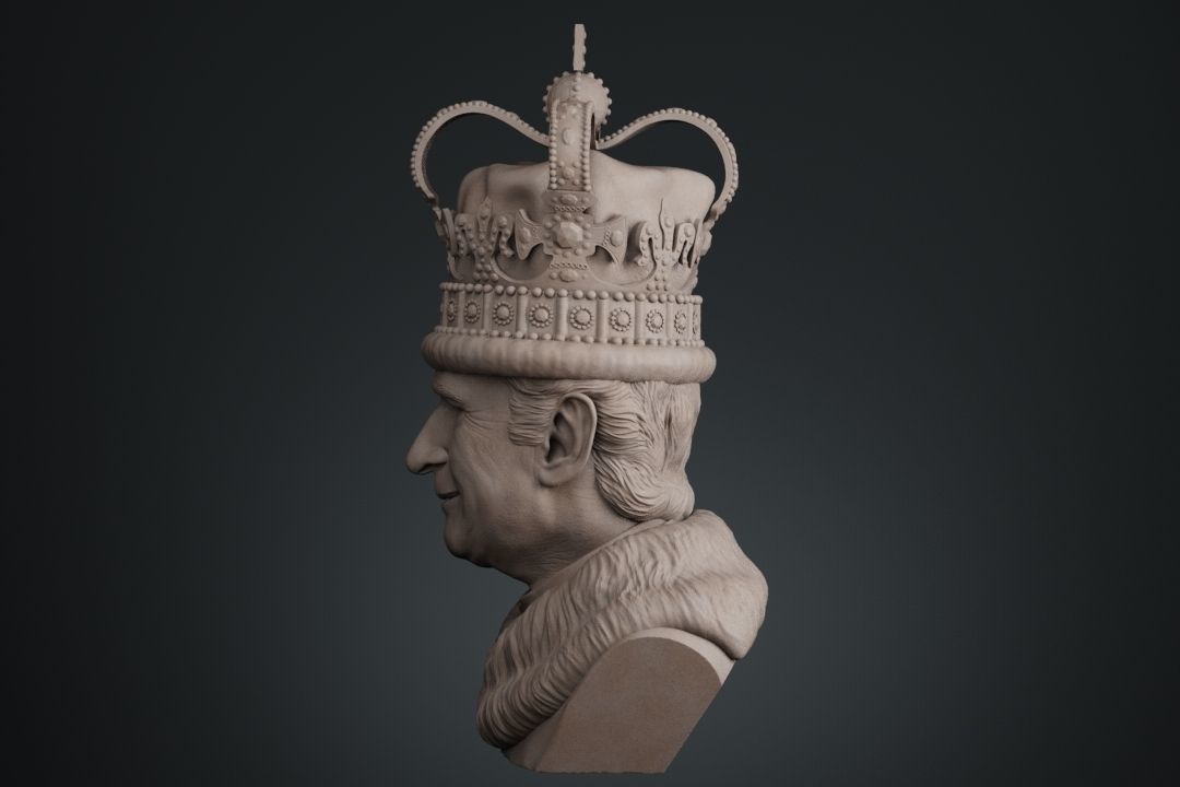 King Charles 3D print model_8