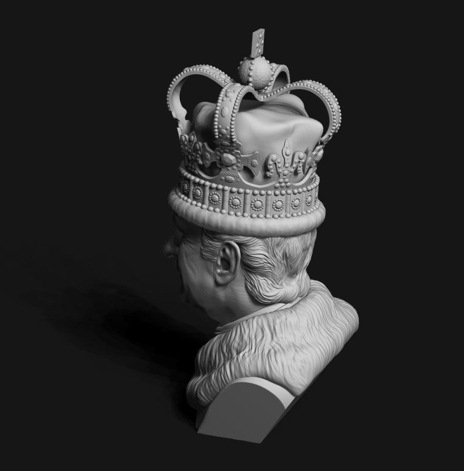 King Charles 3D print model_34