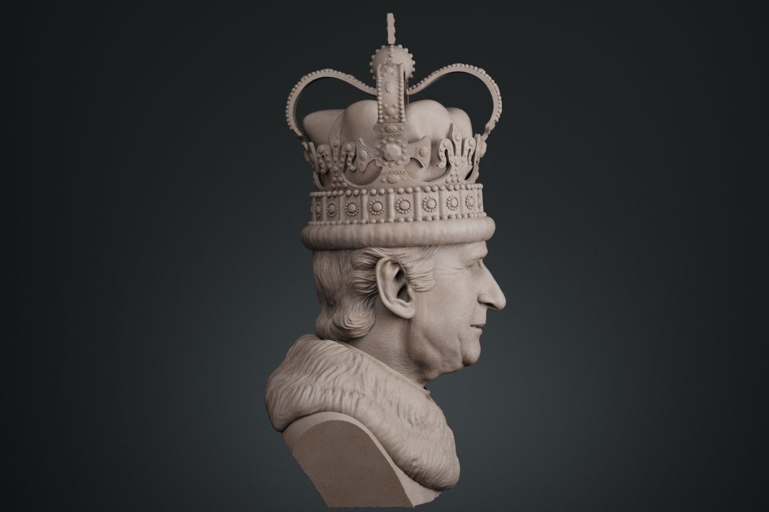 King Charles 3D print model_4