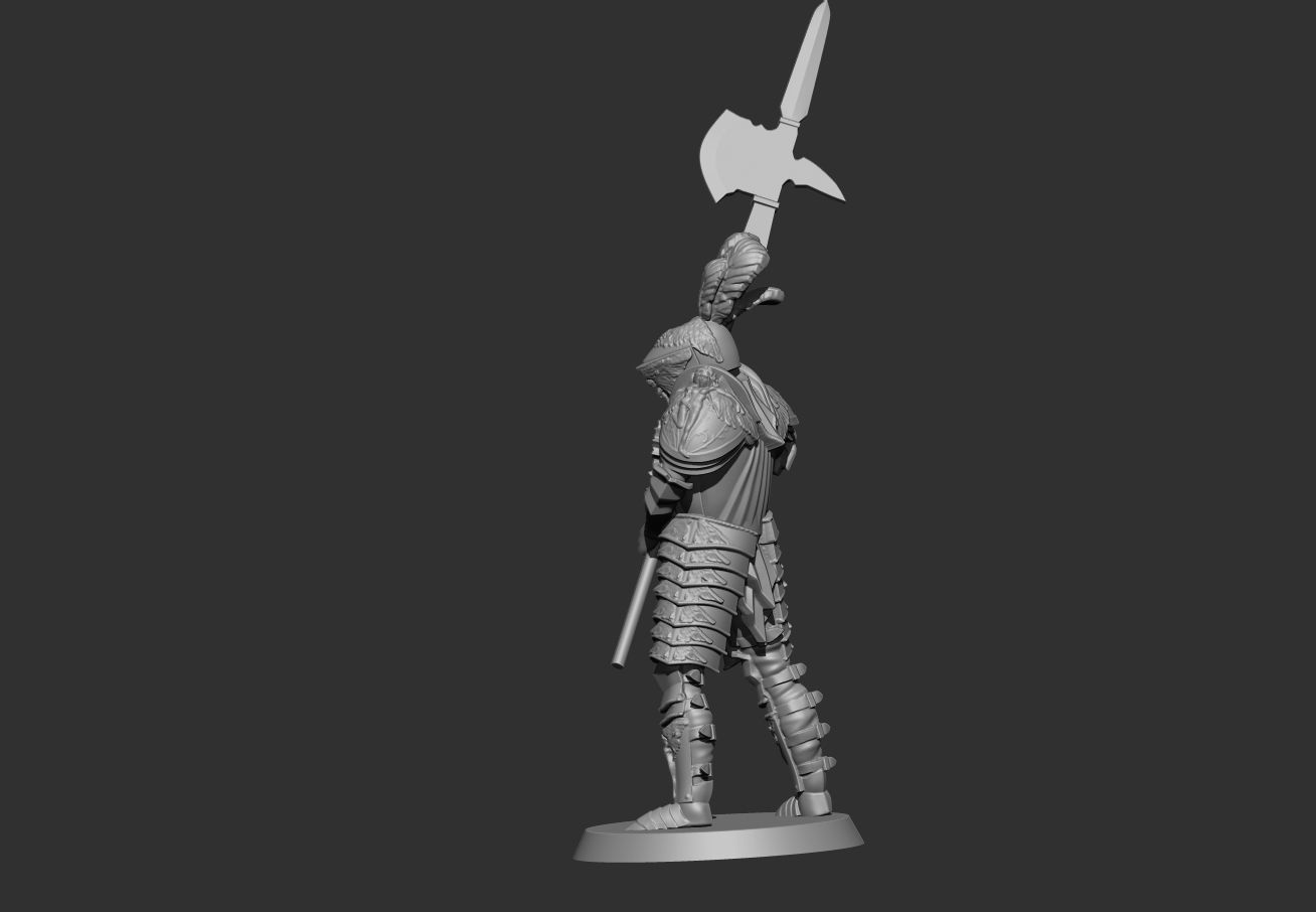Knight 3D print model_4