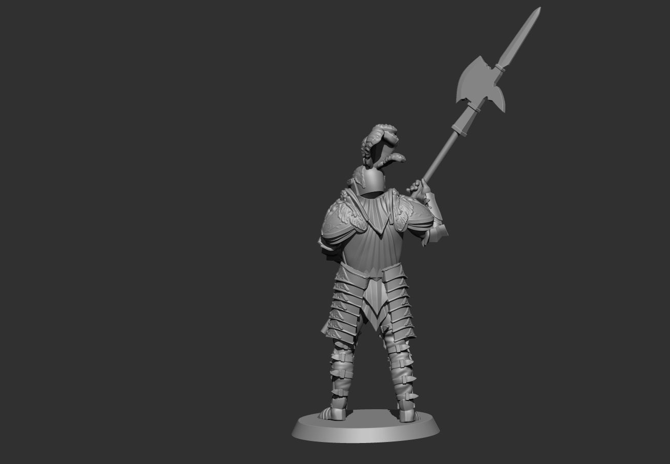 Knight 3D print model_5