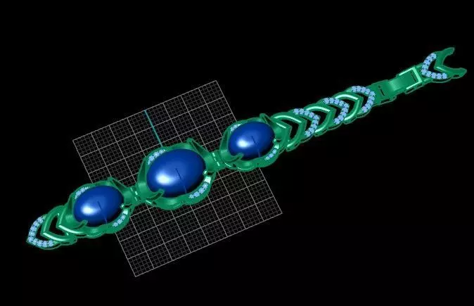 bangle saphire 3D print model_0