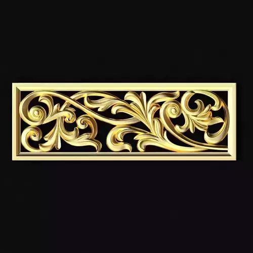 Central decor ornament for furniture