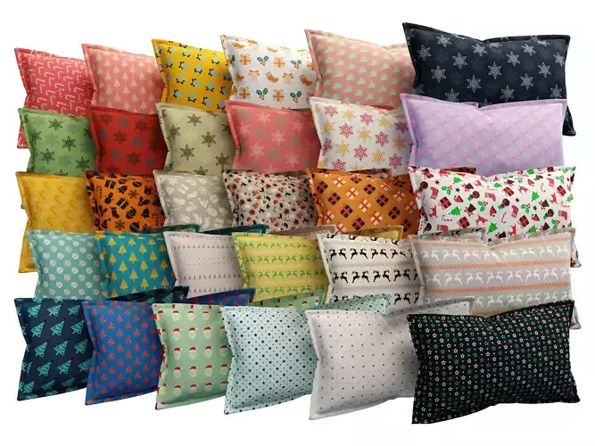 Christmas and winter theme 30 pillow pack