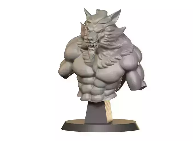 Werwolf Bust 