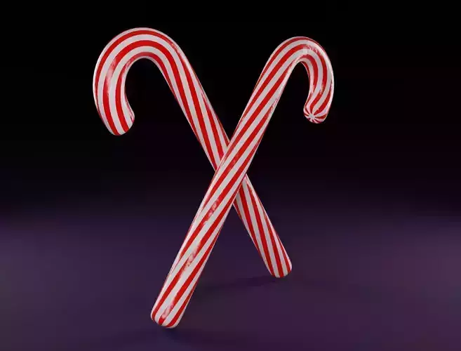 Christmas candy 3D model