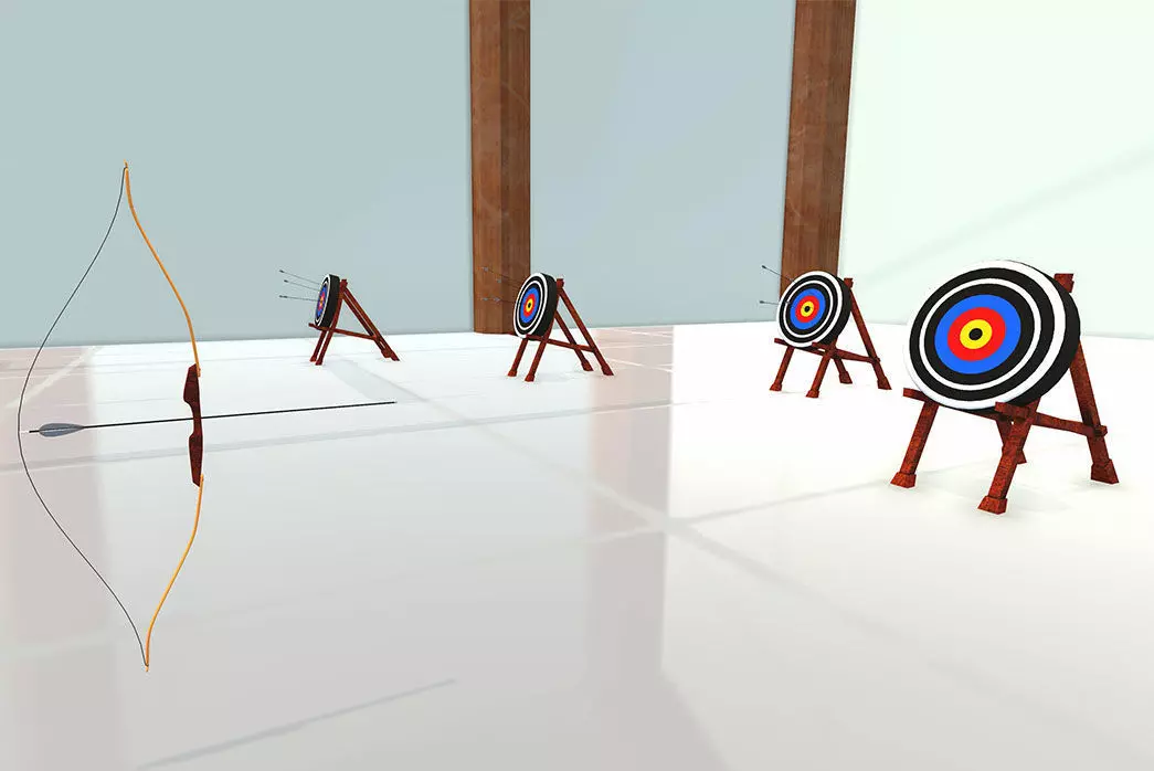 Archery Pack - Environment - 3d crossbow And Arrows 3D model_0