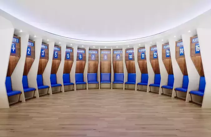 Sports Change Locker Room