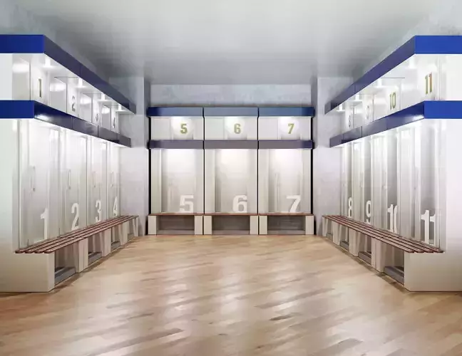 Sports Change Locker Room