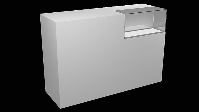 Info Display Counter Type 2 Free 3D model