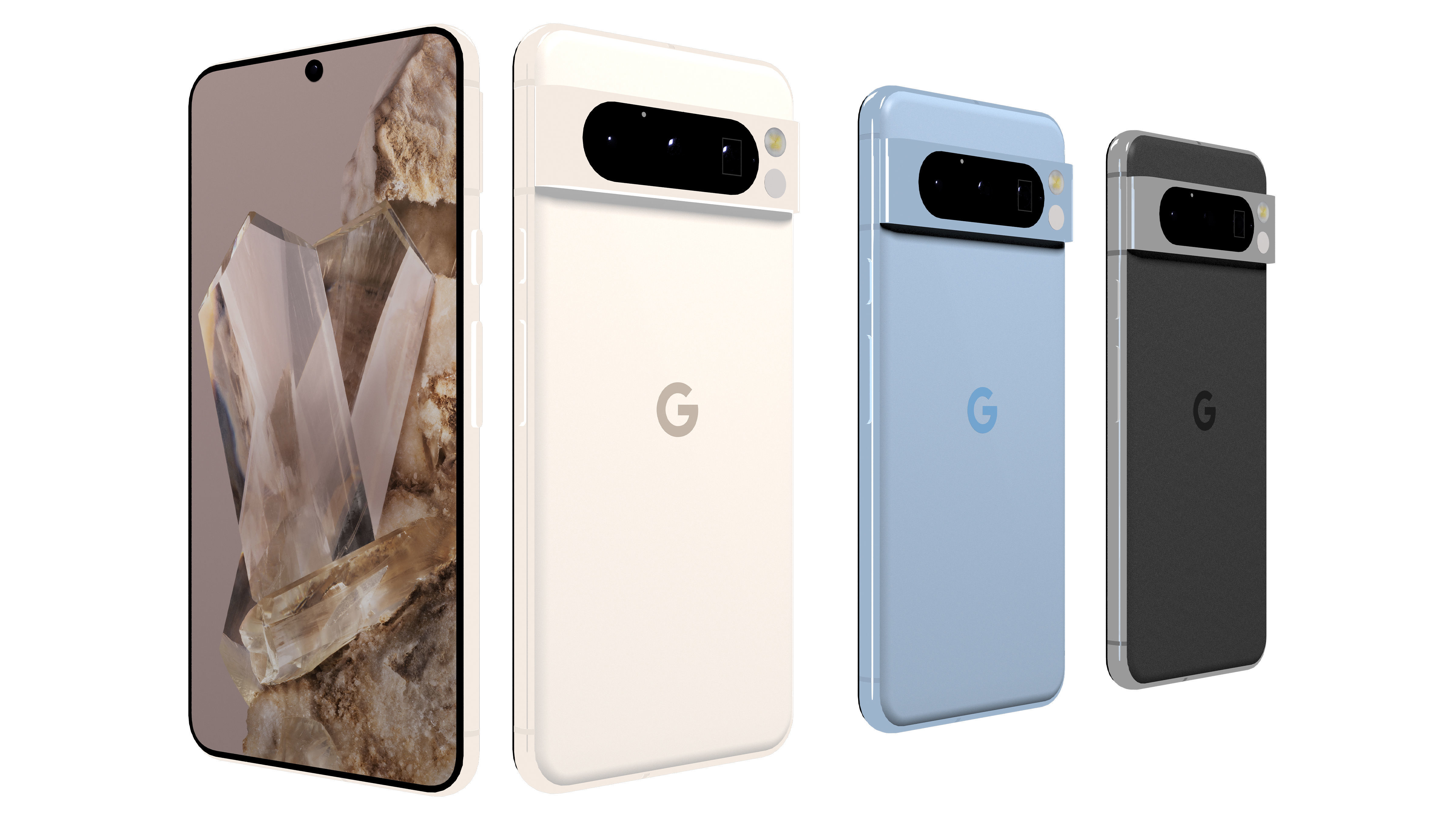 Pixel 8 Pro Low-poly 3D model_1