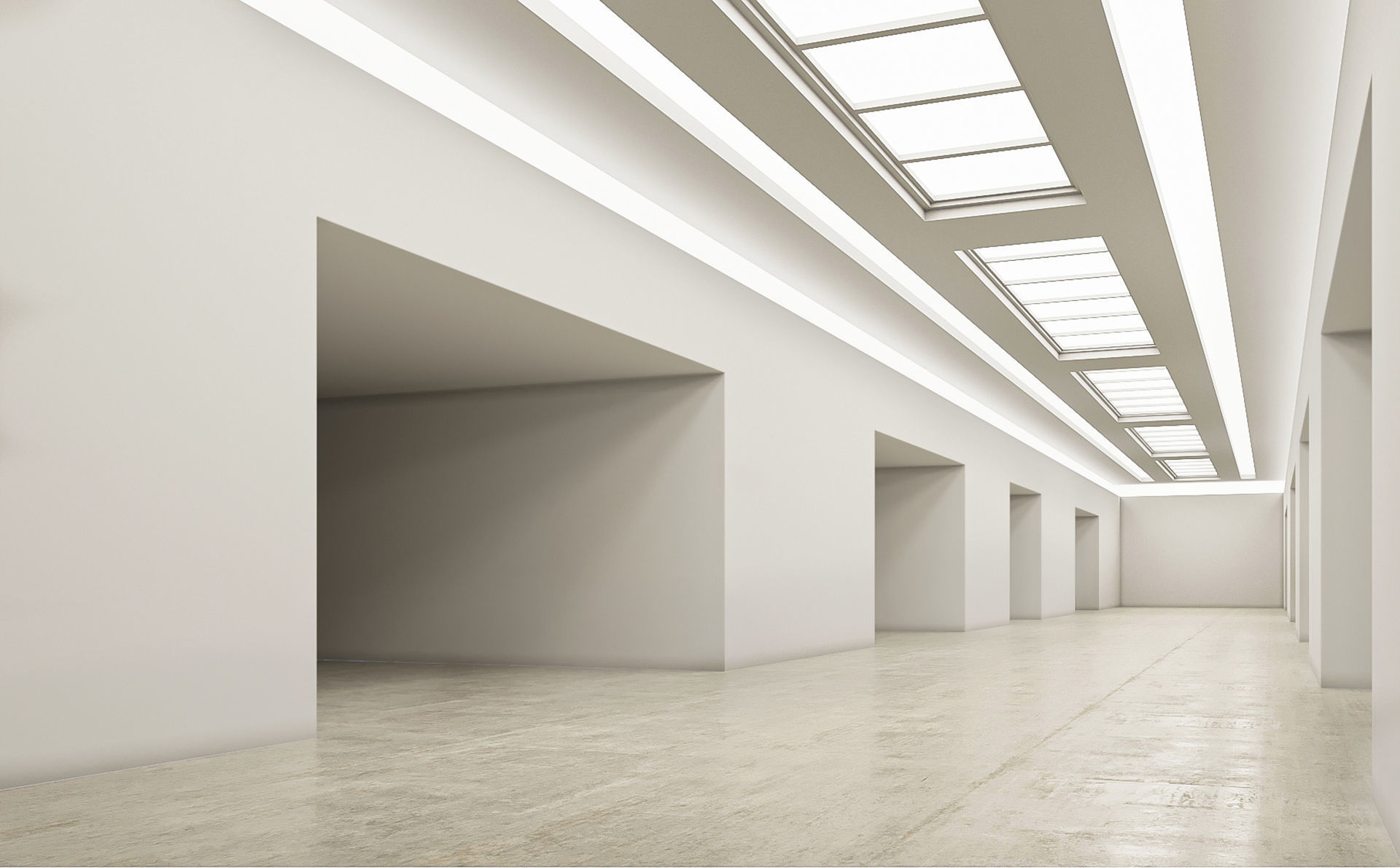 6 low poly interior hall Vol 3 3D Model Collection_30