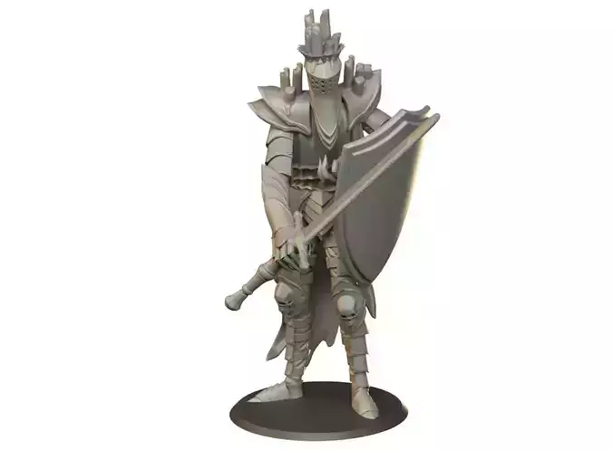 Cursed Knight with sword and shield