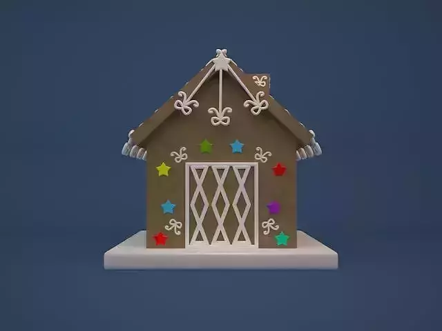 Gingerbread House 3D print model