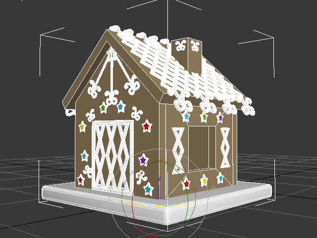 Gingerbread House 3D print model_4