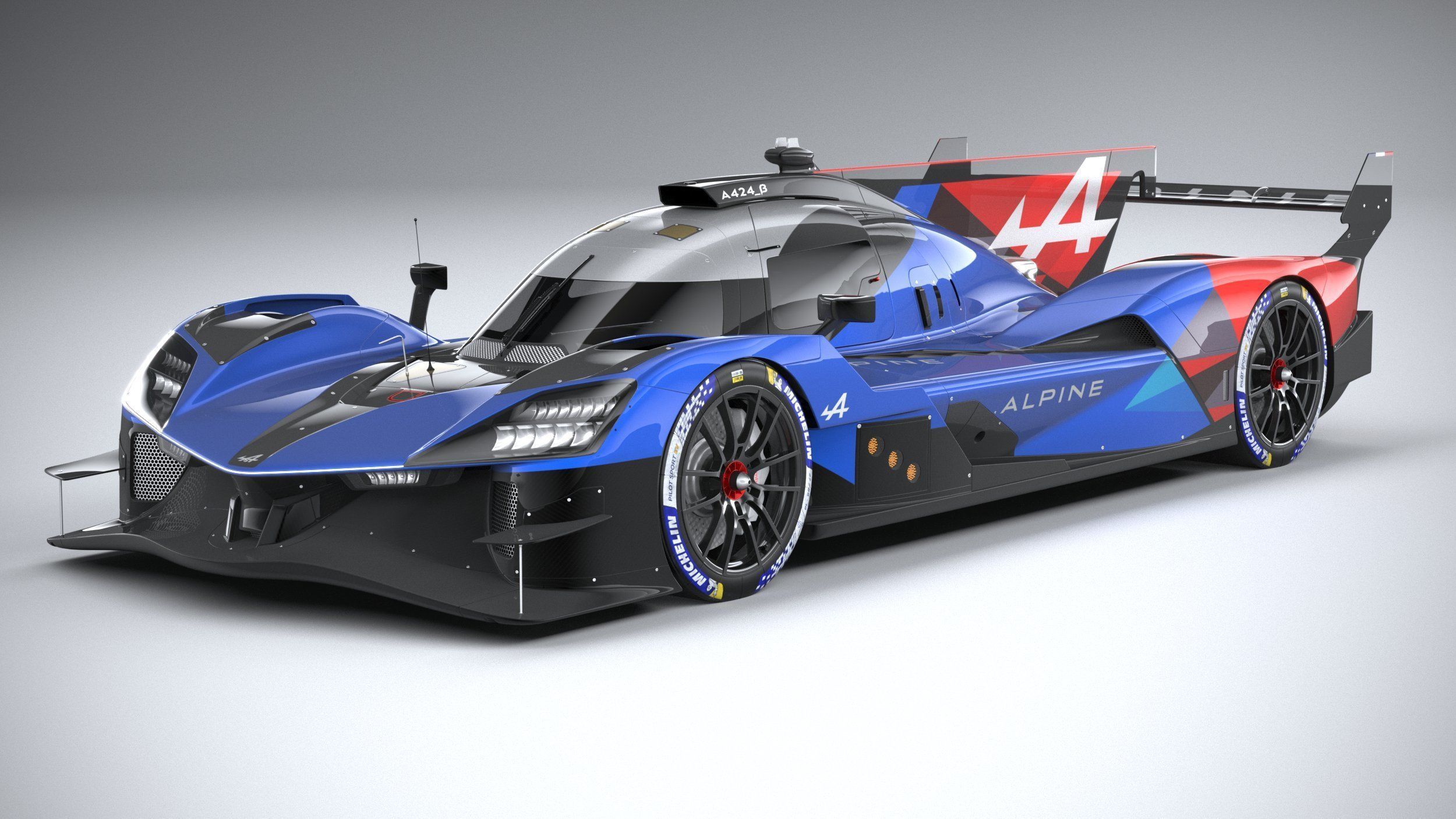 Alpine A424 LM 2024 3D model_1
