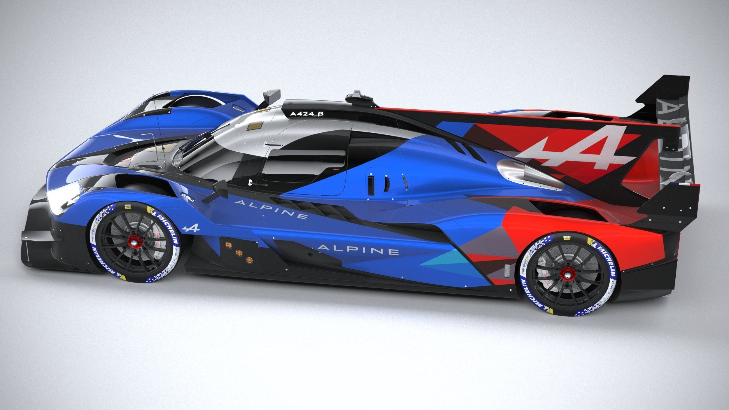 Alpine A424 LM 2024 3D model_9