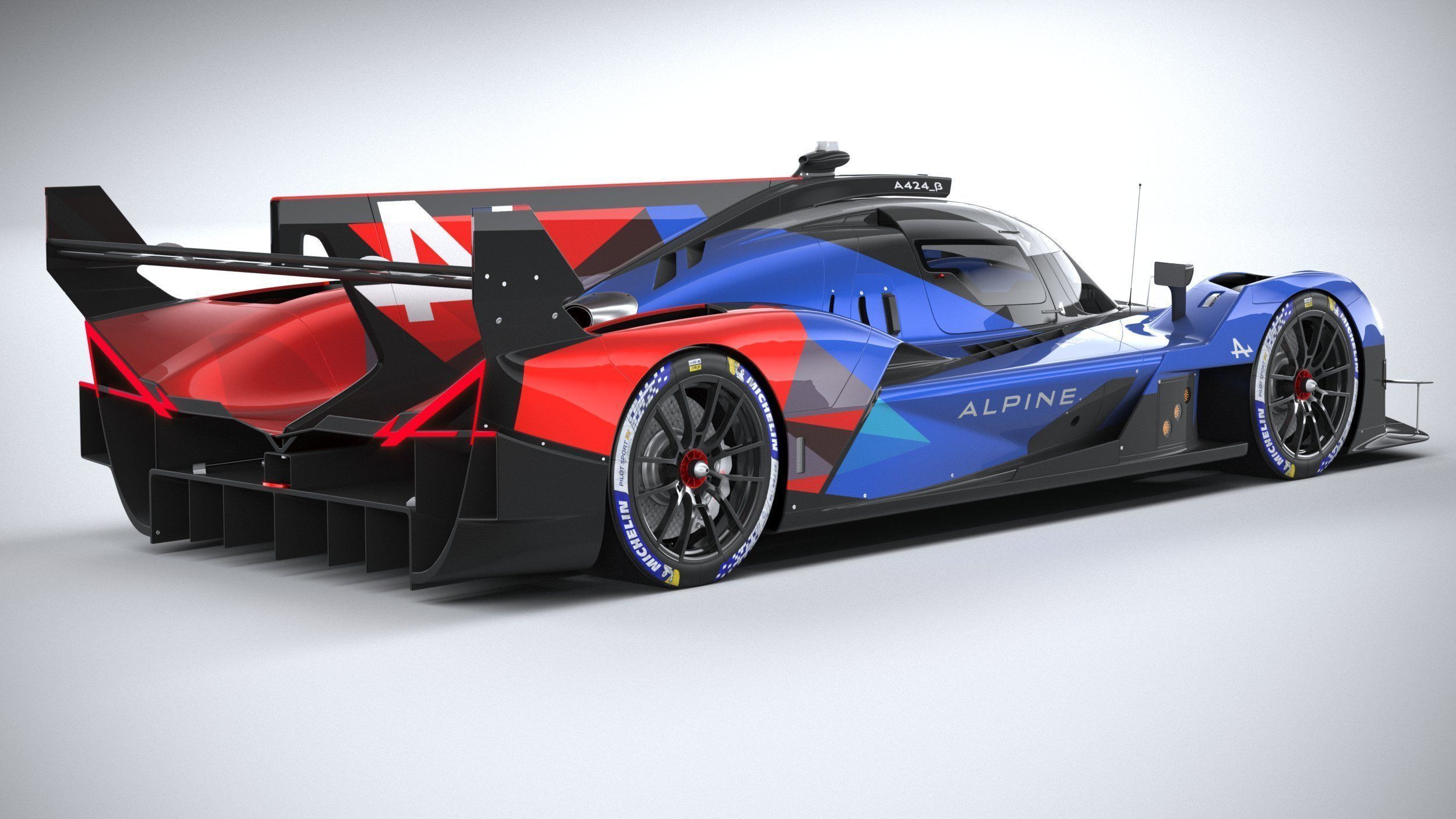 Alpine A424 LM 2024 3D model_17