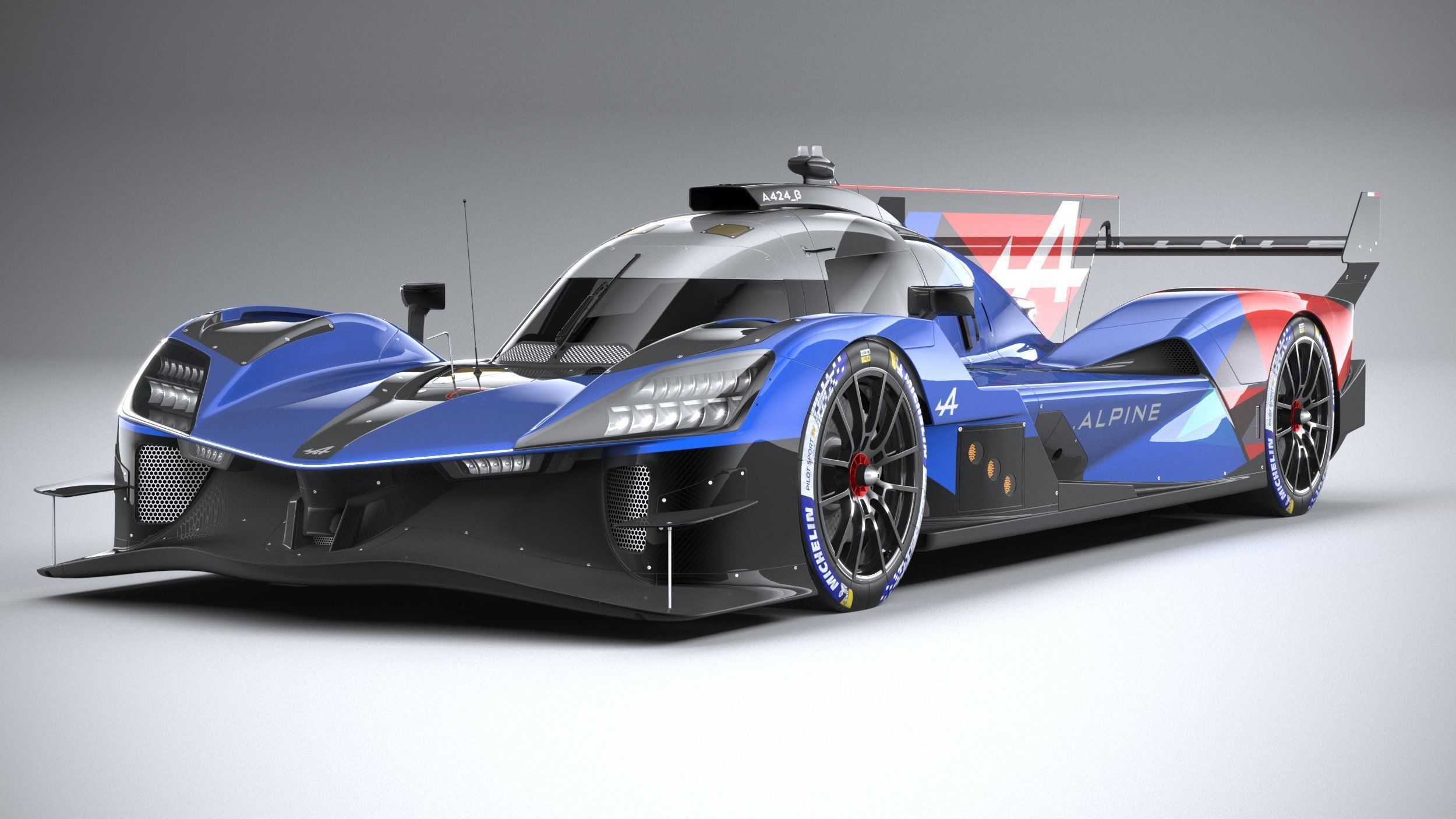 Alpine A424 LM 2024 3D model_2