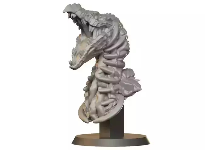 Scream Dragon Bust