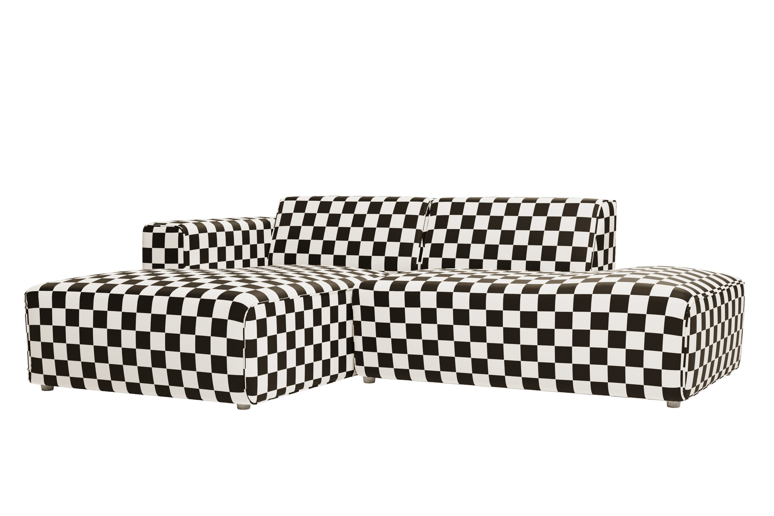 Sofa ENJOY 1 Seater Chaiselong Open End 3D model_8