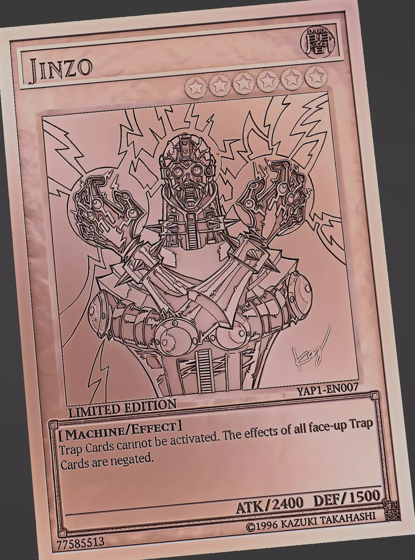 jinzo - yugioh Free 3D print model