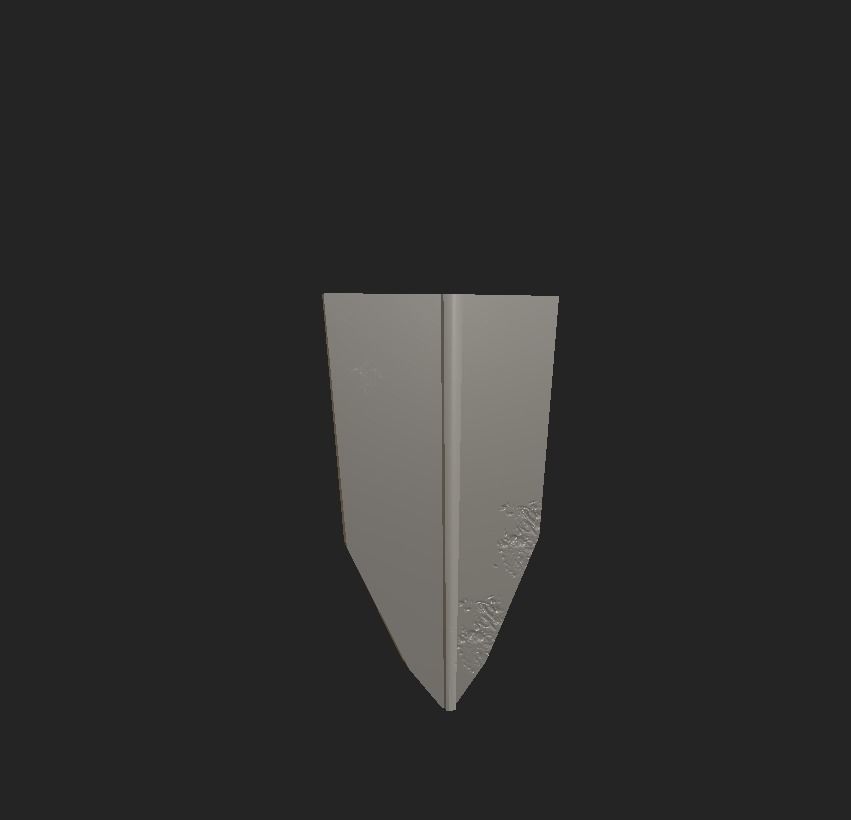 Stylized Shields Low-poly 3D model_3