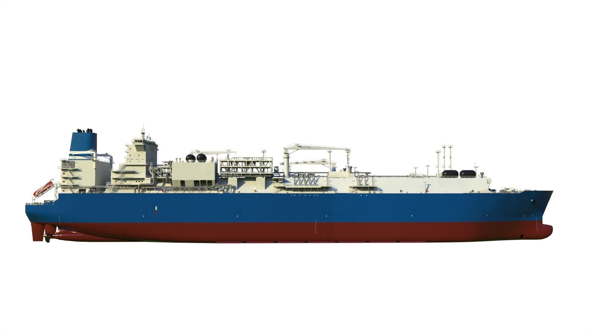 LNG terminal  FSRU 3D model_6