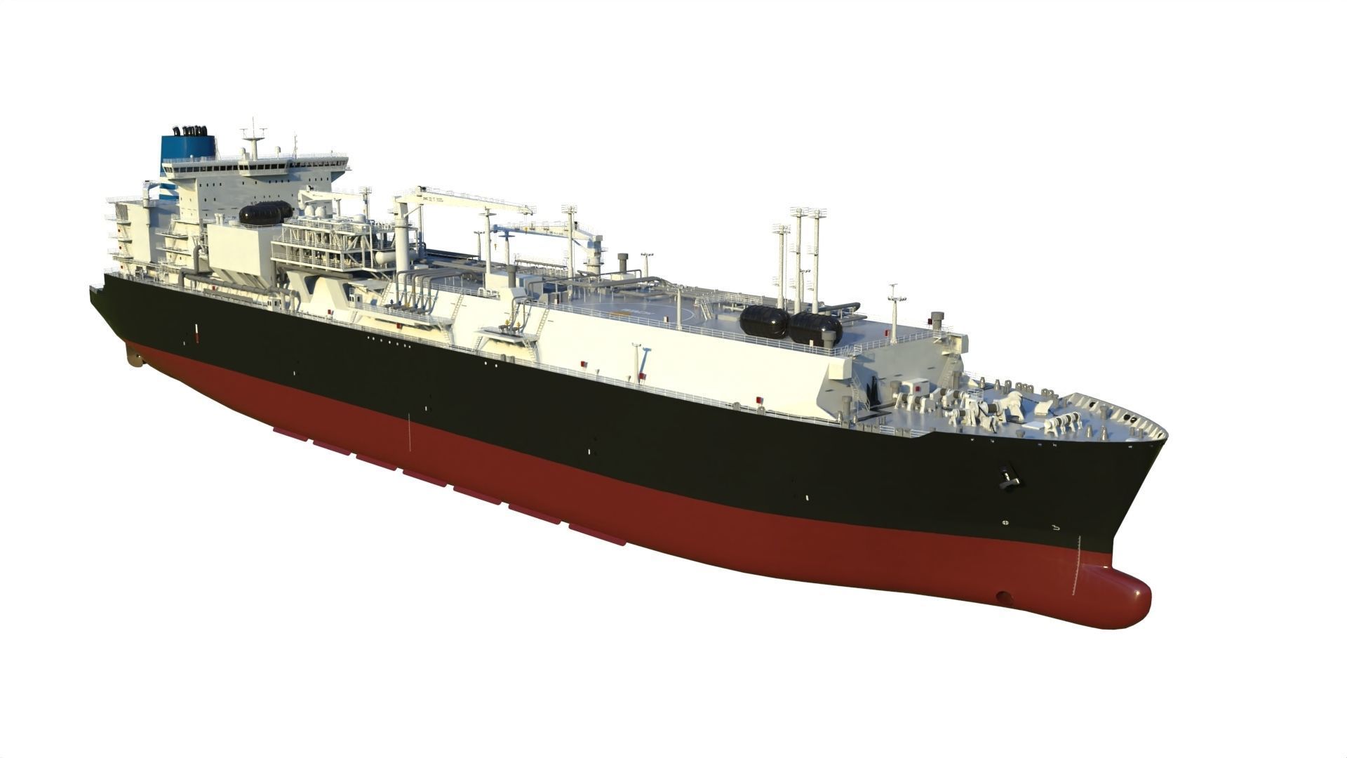 LNG terminal  FSRU 3D model_2