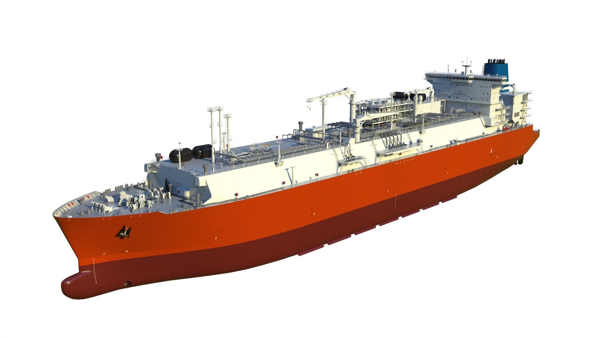LNG terminal  FSRU 3D model_13