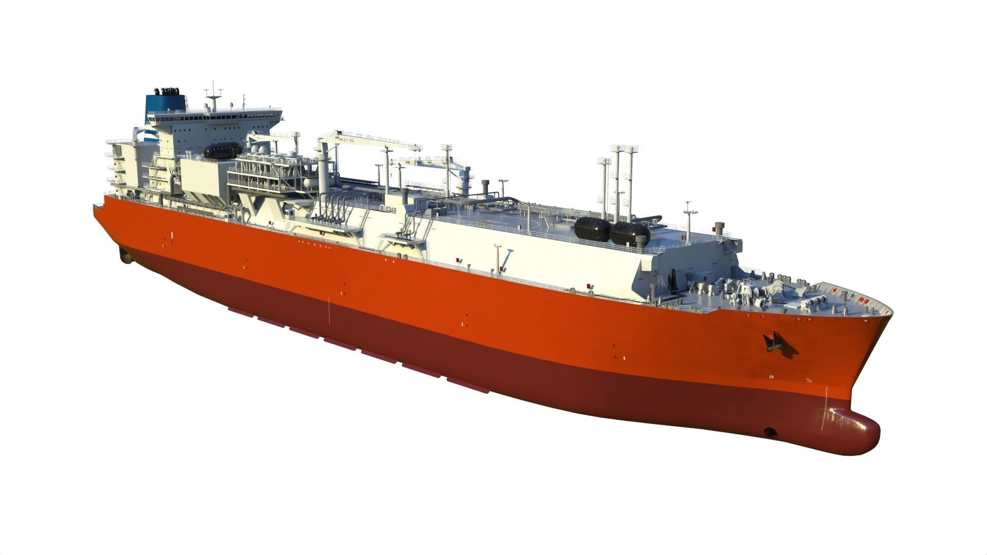 LNG terminal  FSRU 3D model_1