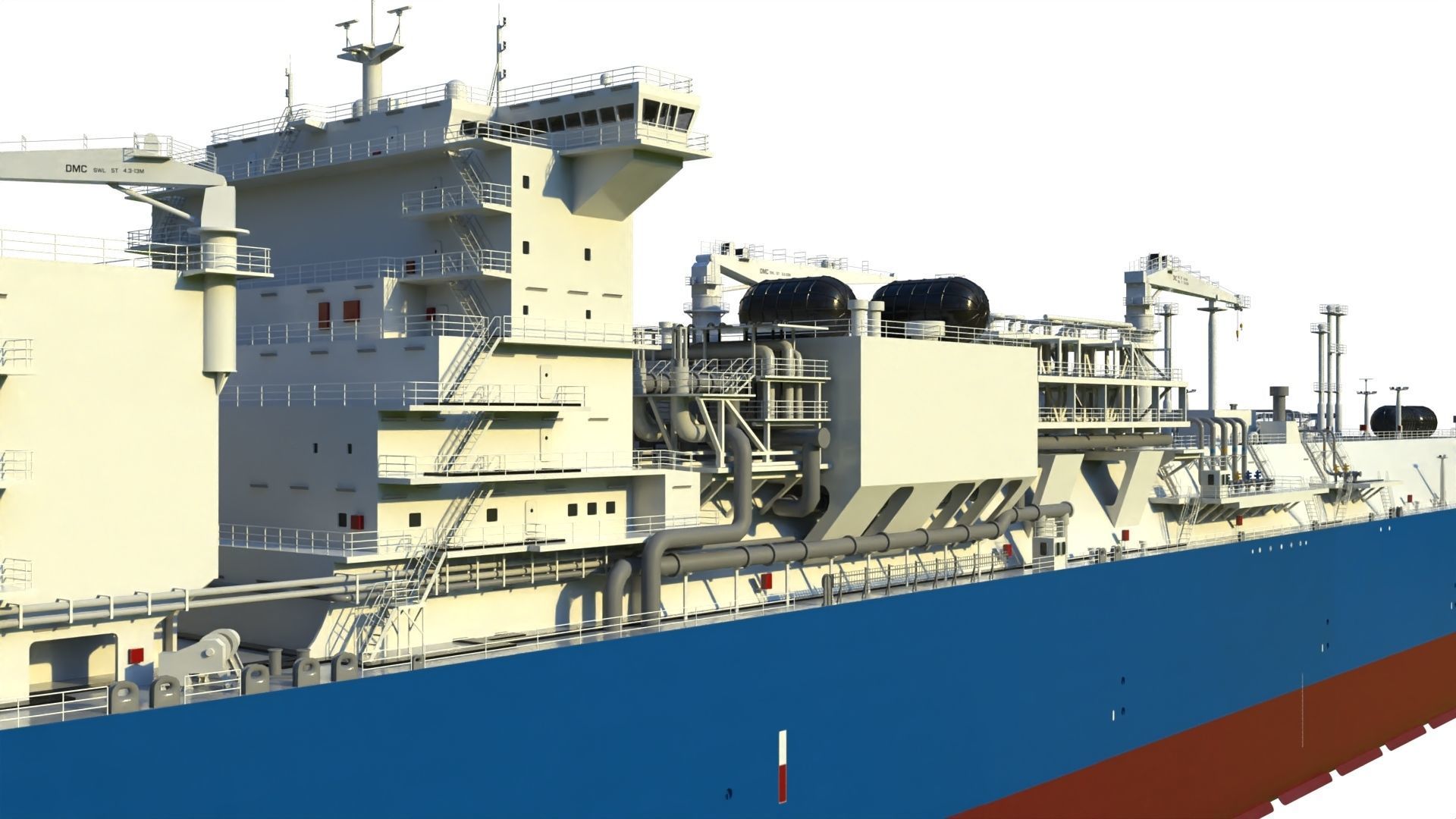 LNG terminal  FSRU 3D model_23