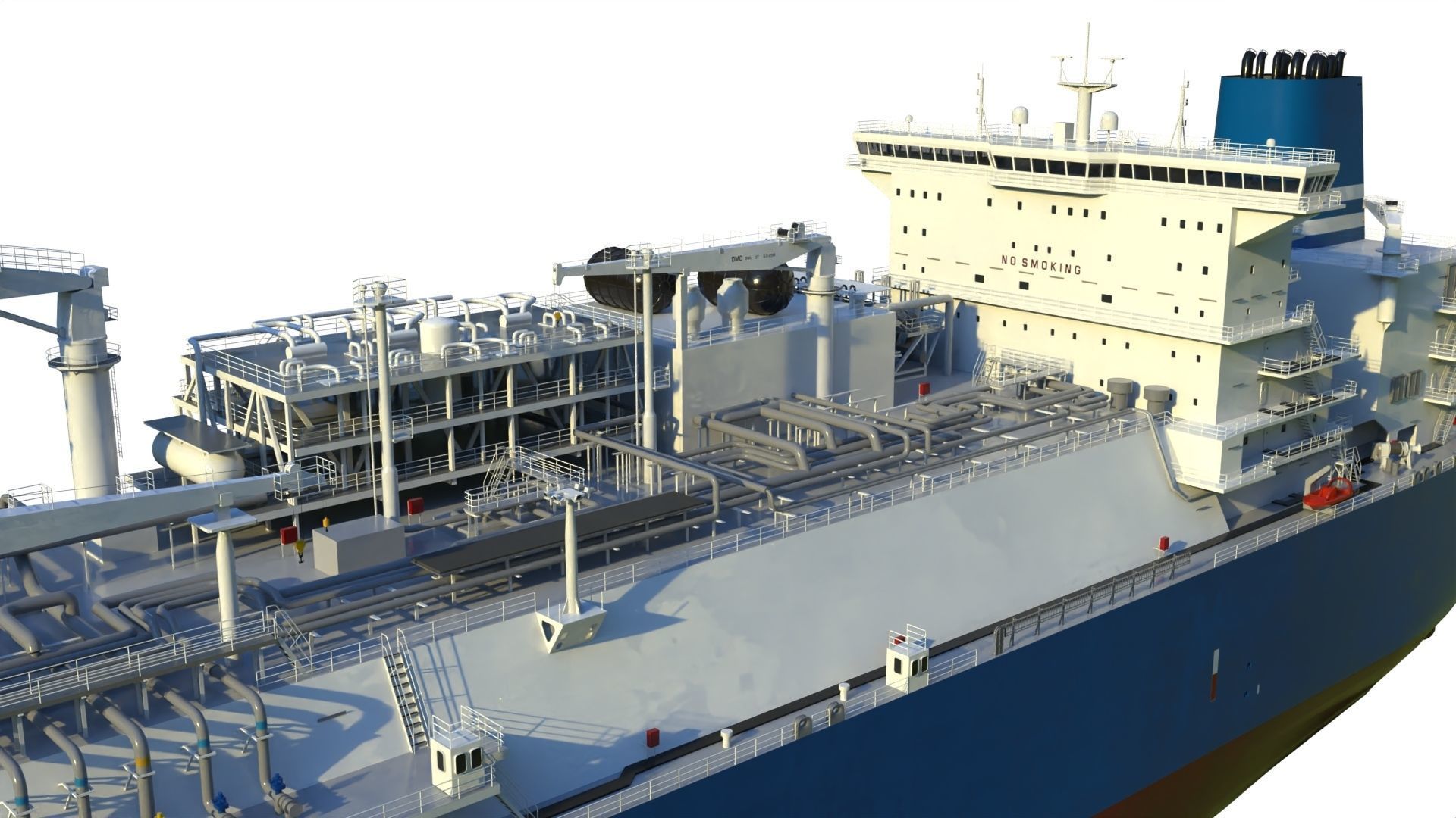 LNG terminal  FSRU 3D model_19