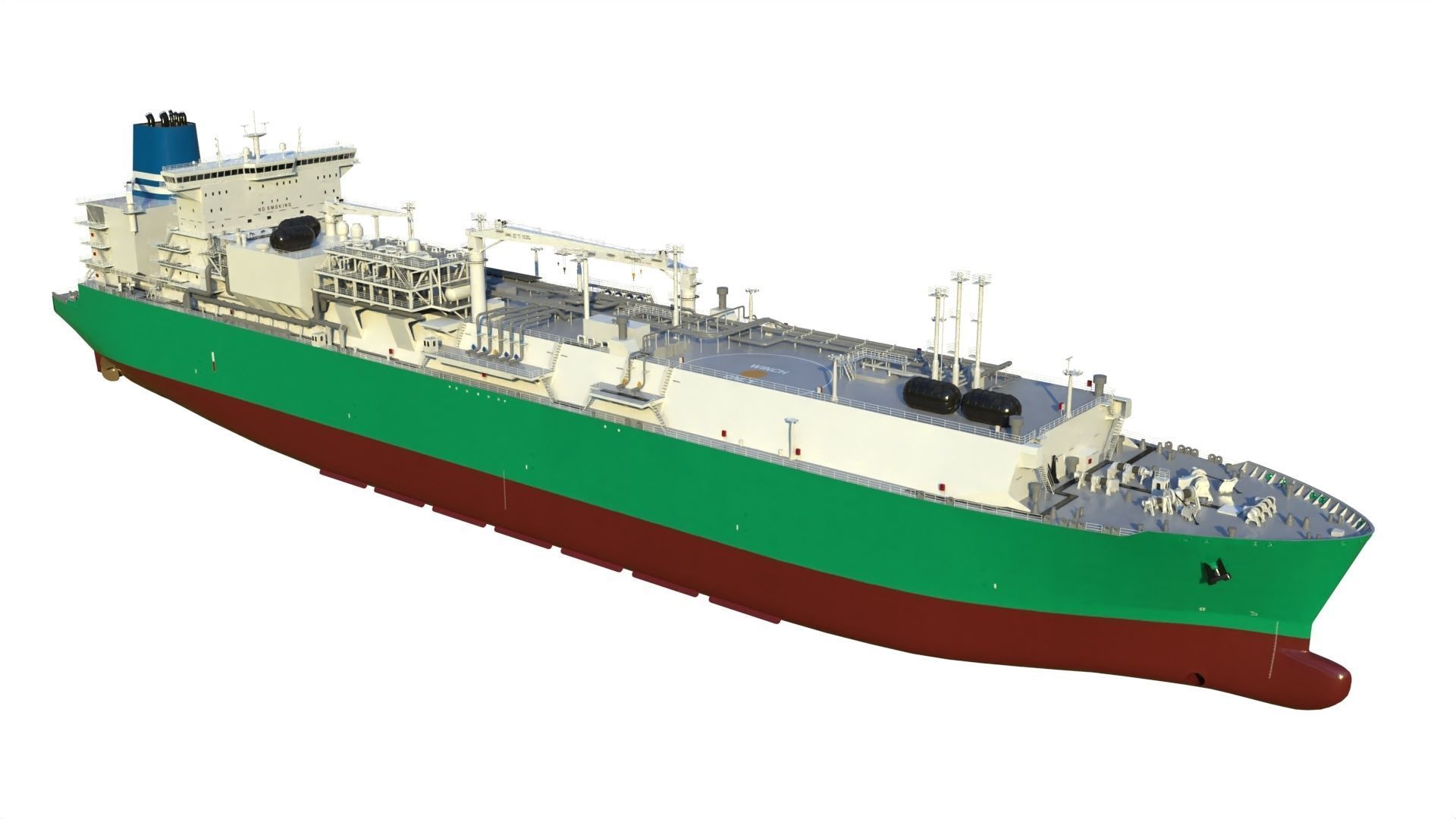 LNG terminal  FSRU 3D model_3