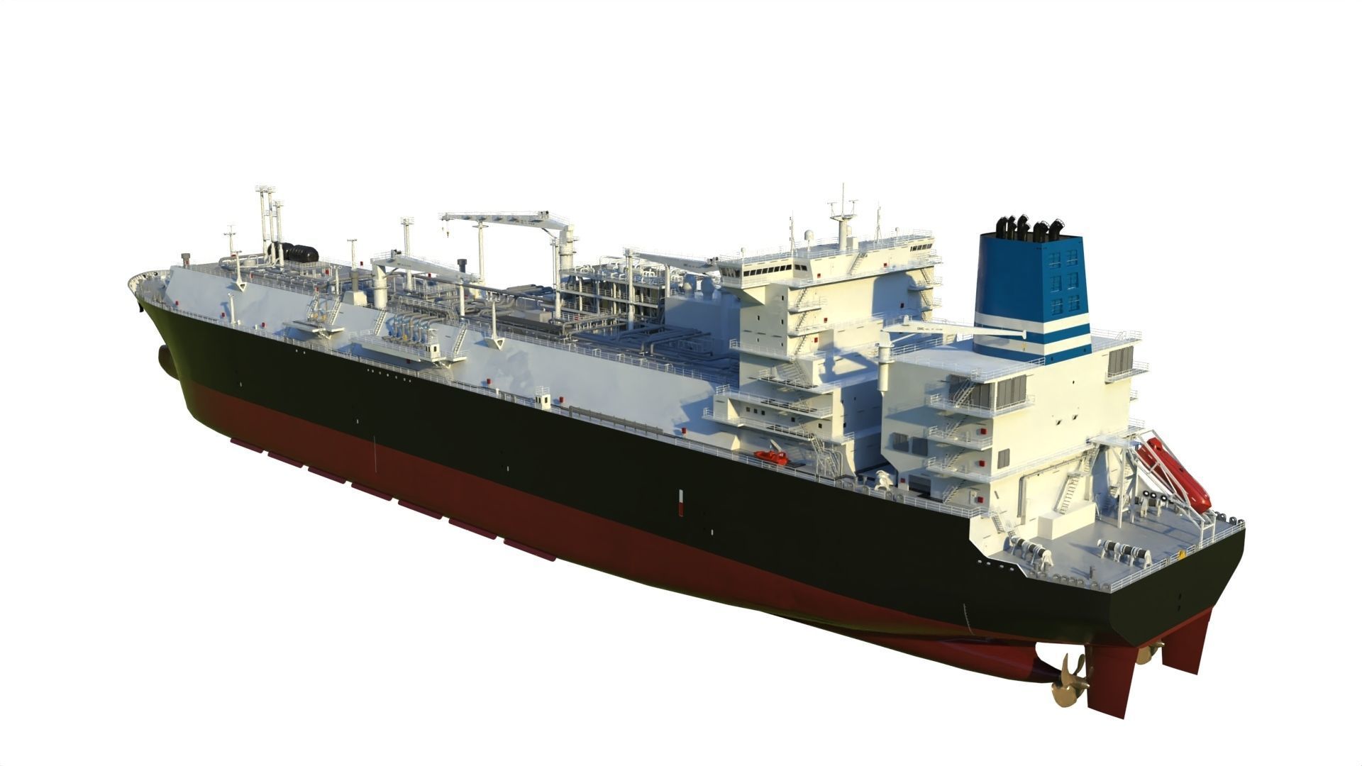 LNG terminal  FSRU 3D model_11
