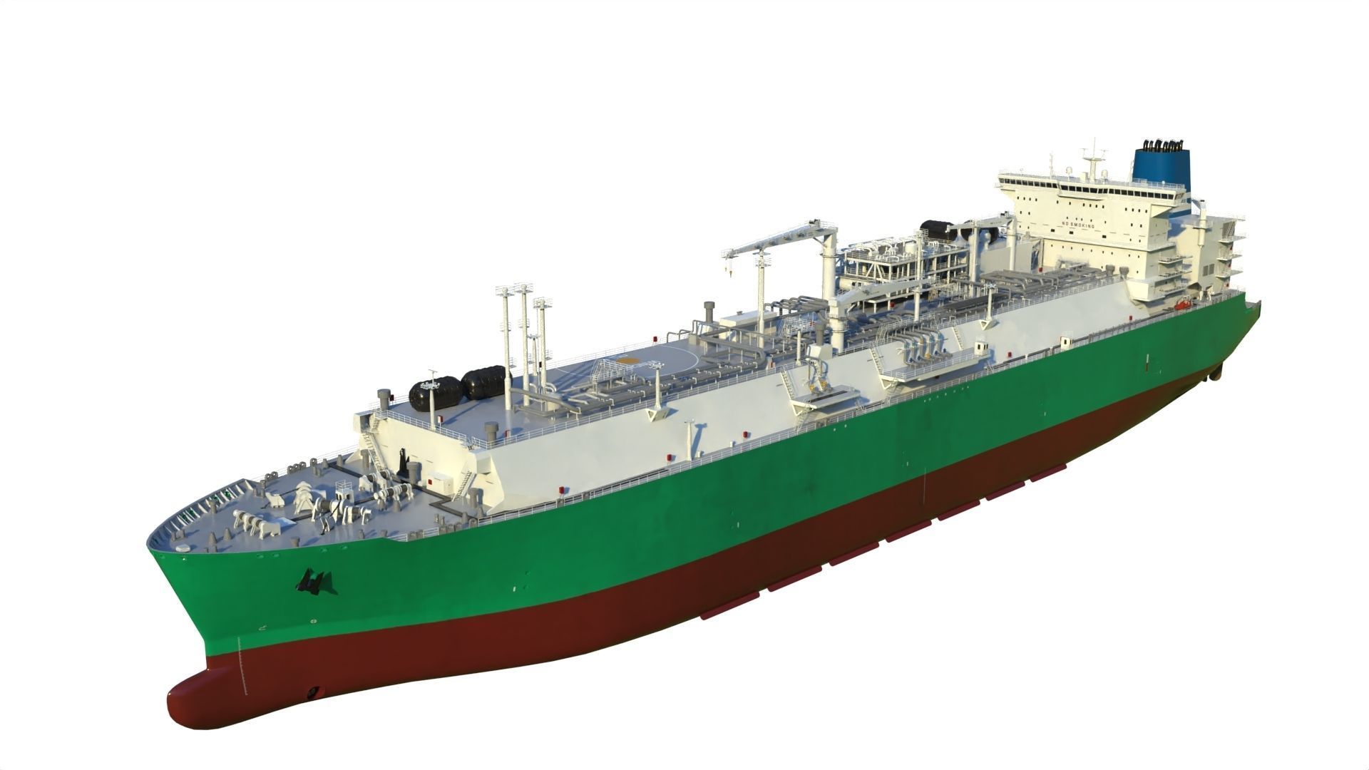 LNG terminal  FSRU 3D model_14