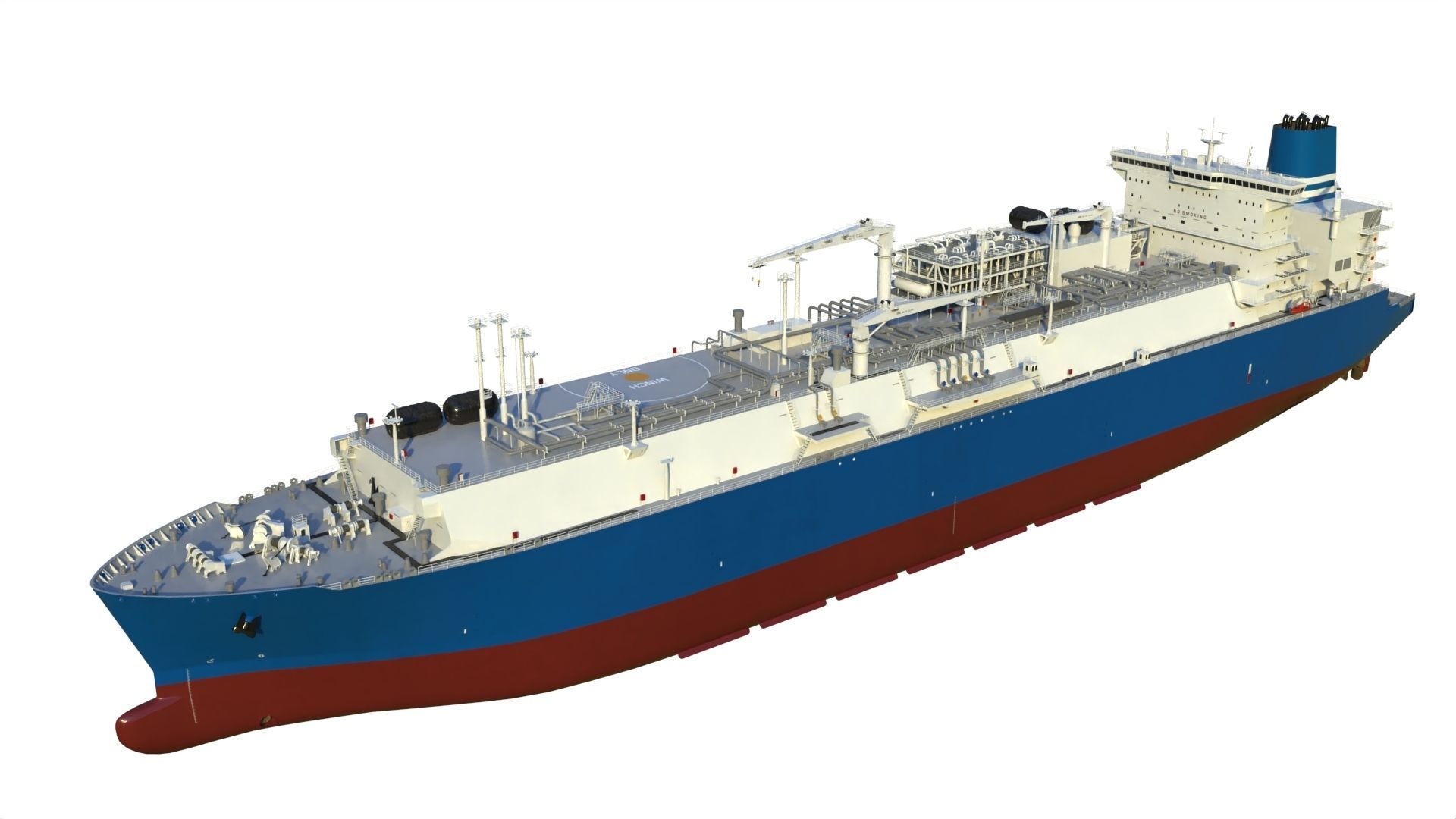 LNG terminal  FSRU 3D model_16