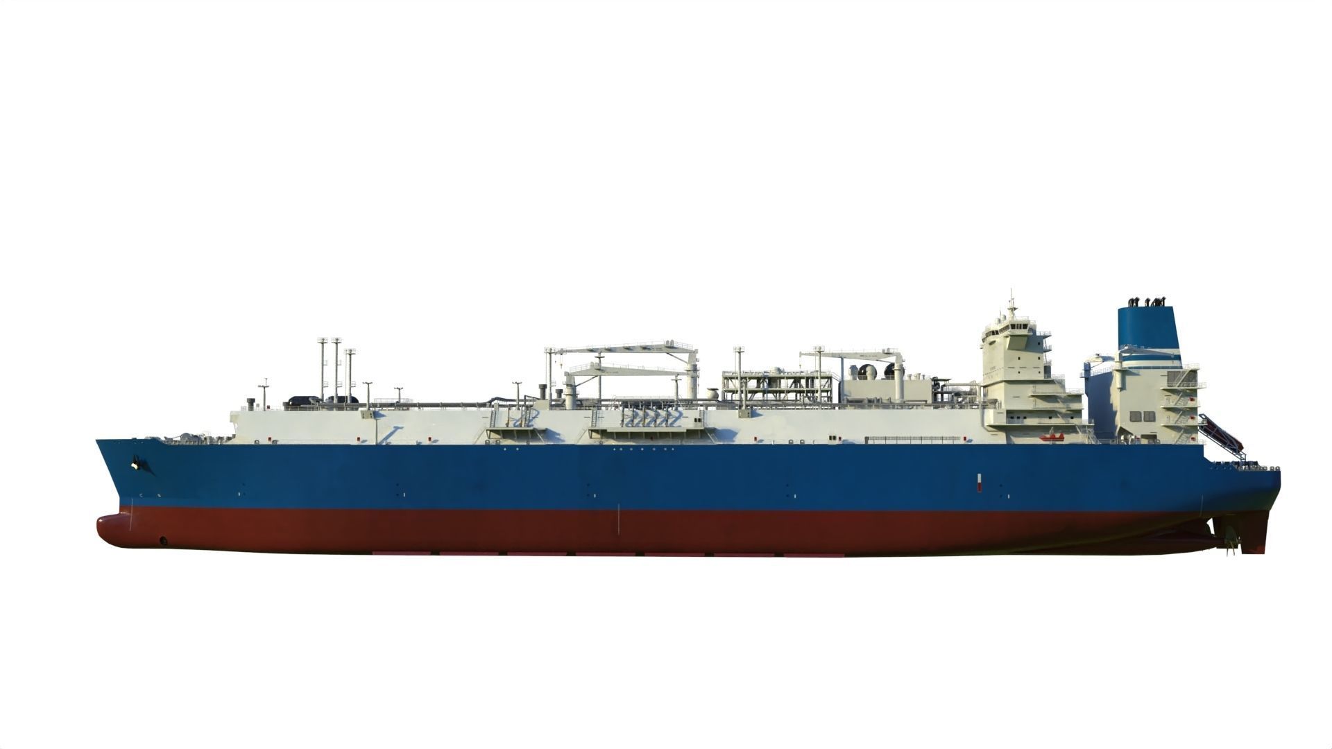 LNG terminal  FSRU 3D model_7