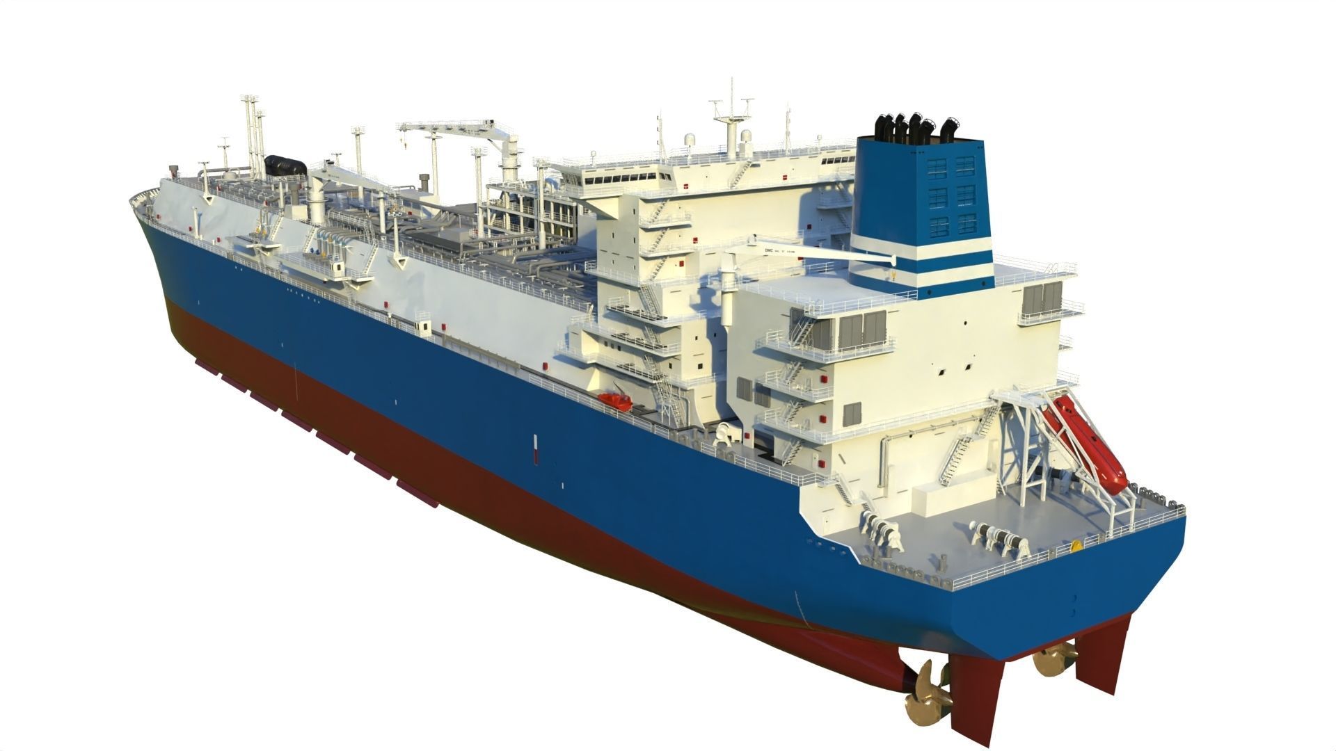 LNG terminal  FSRU 3D model_18