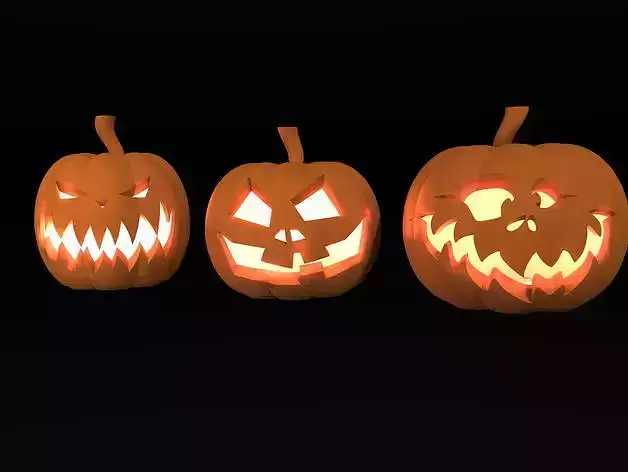 Halloween Pumpkins 3D print model