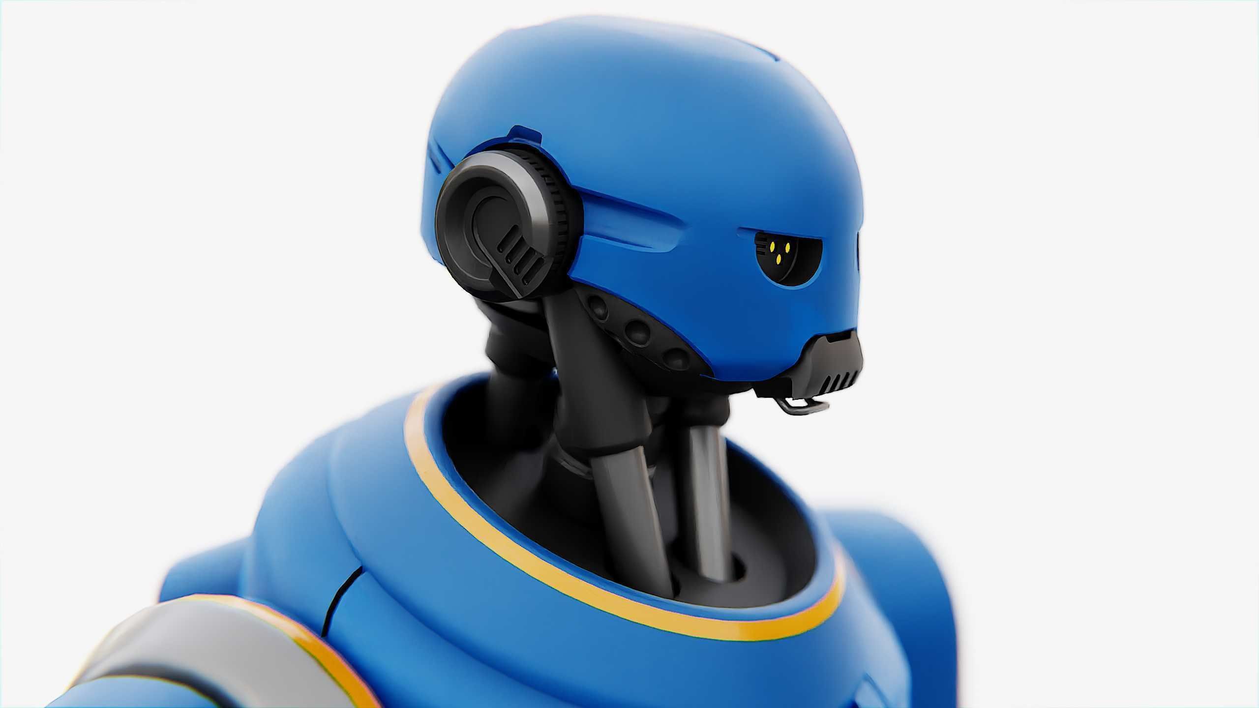 IMPERIAL PROTOCOL DROID V-2   RIGGED 3D model_28