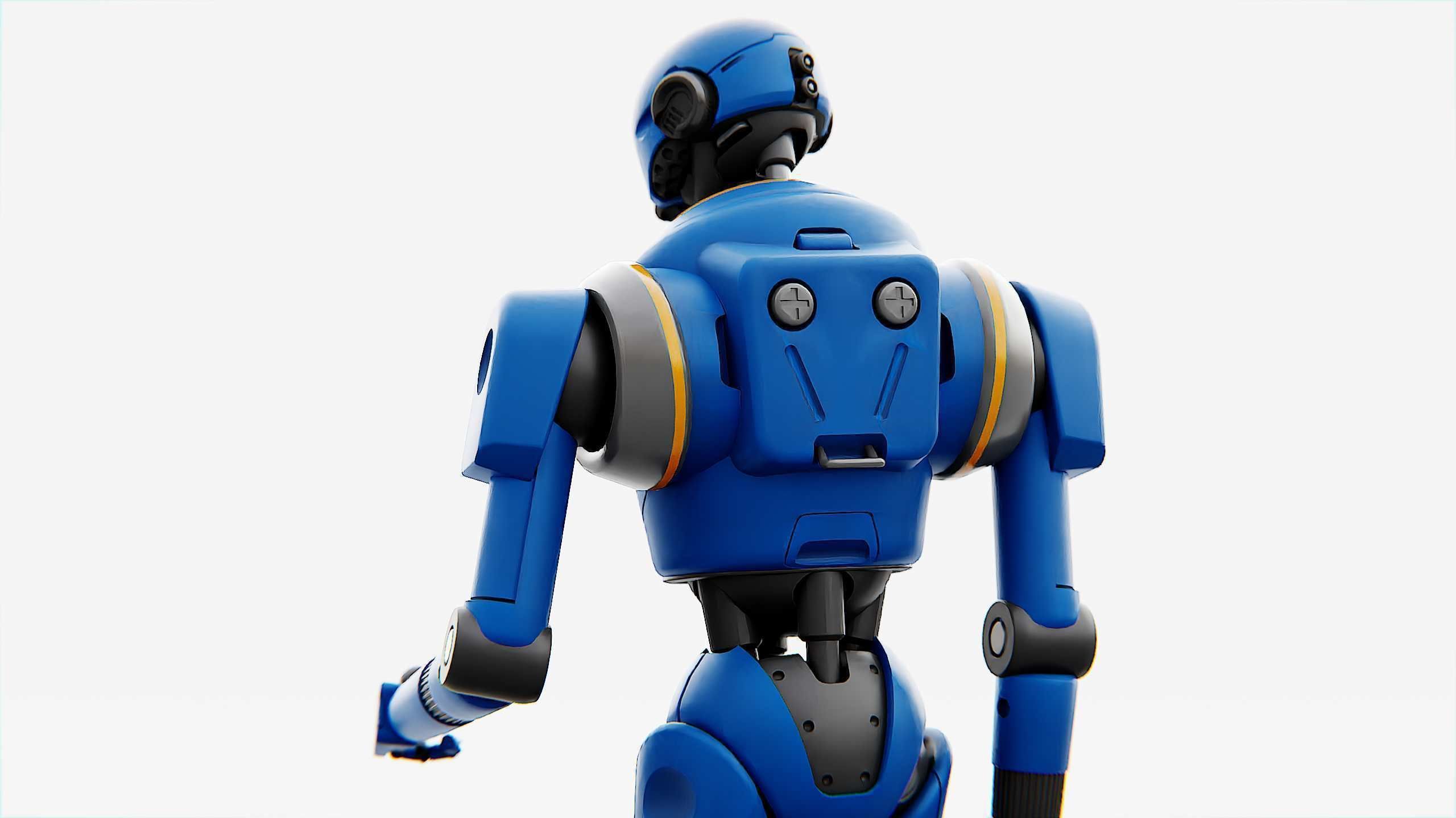 IMPERIAL PROTOCOL DROID V-2   RIGGED 3D model_20