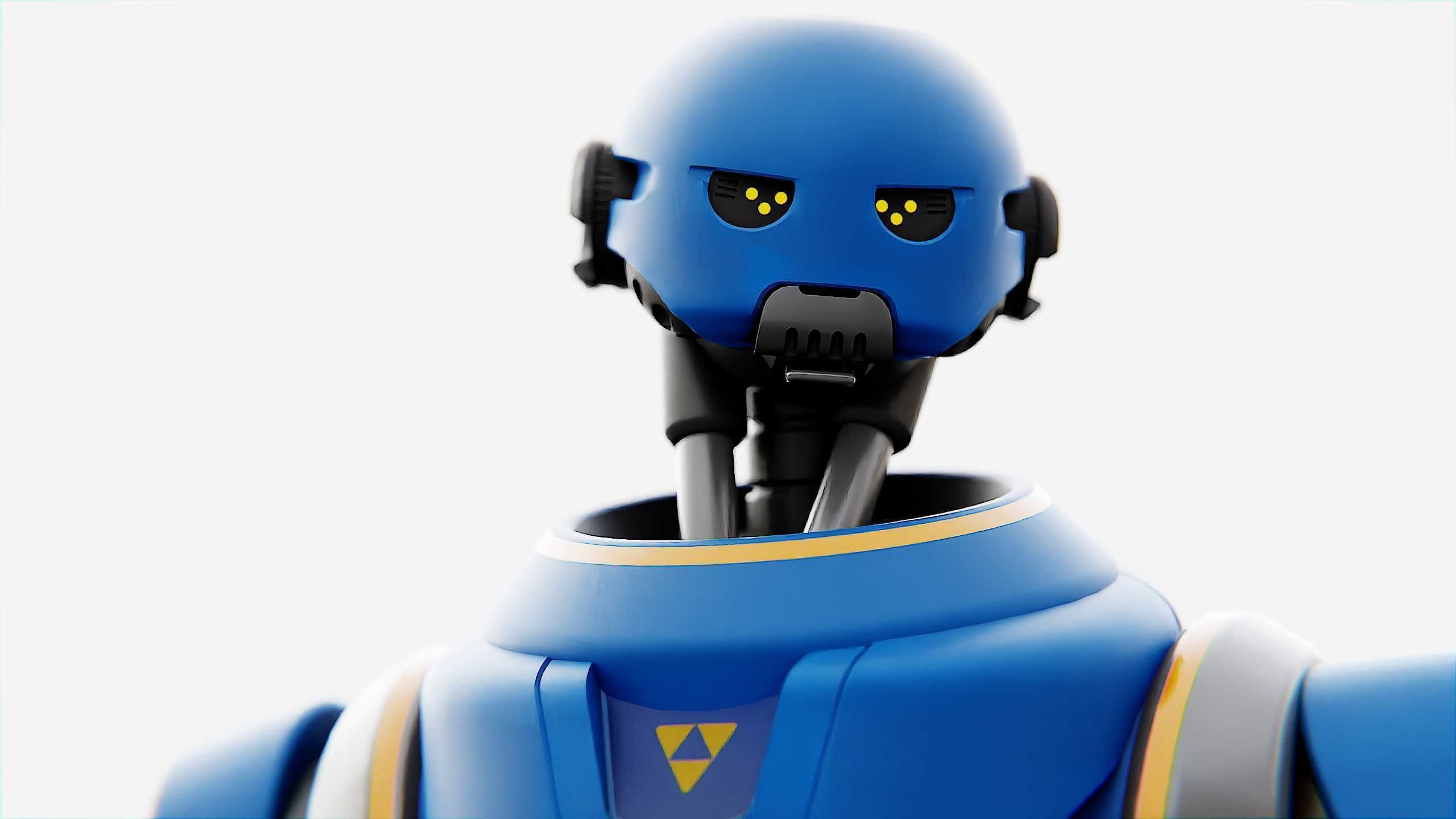 IMPERIAL PROTOCOL DROID V-2   RIGGED 3D model_16